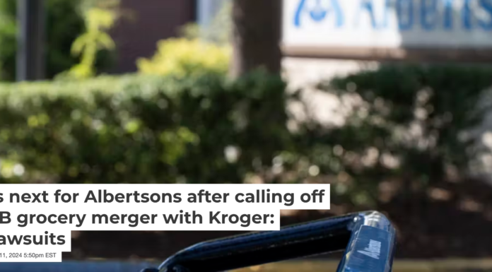 Albertsons is now suing the competitor that had tried to acquire it. AP Photo/Jenny Kane